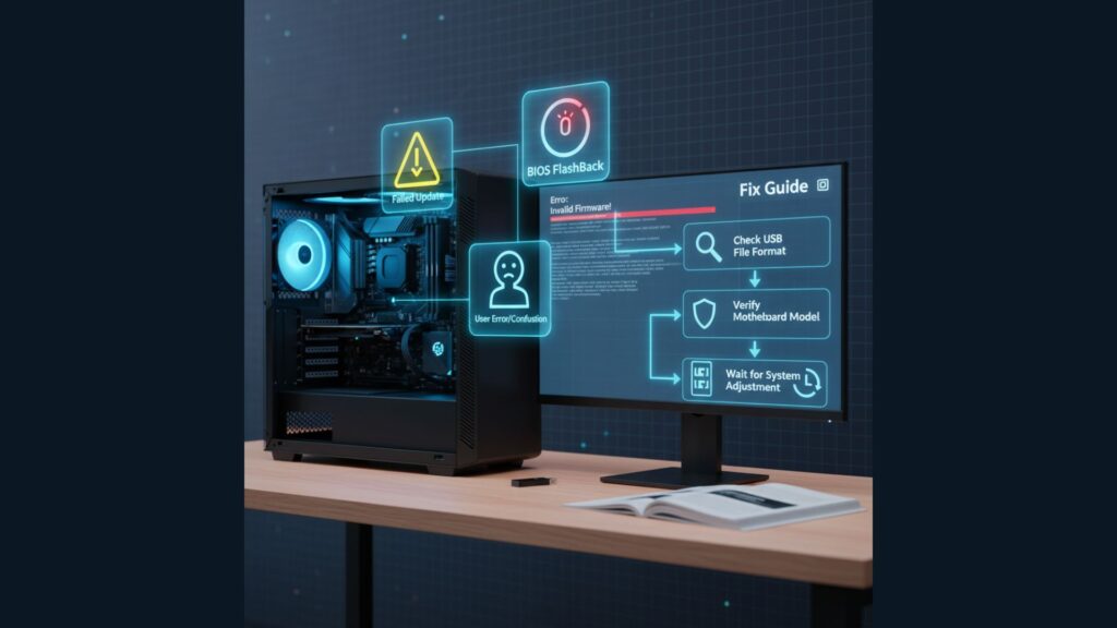 how to update ASUS motherboard BIOS - common BIOS update problems and fixes