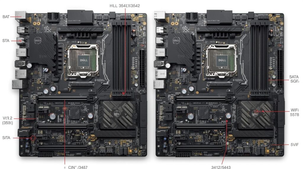 Dell 3542 3543 3442 3443 laptop motherboard key features