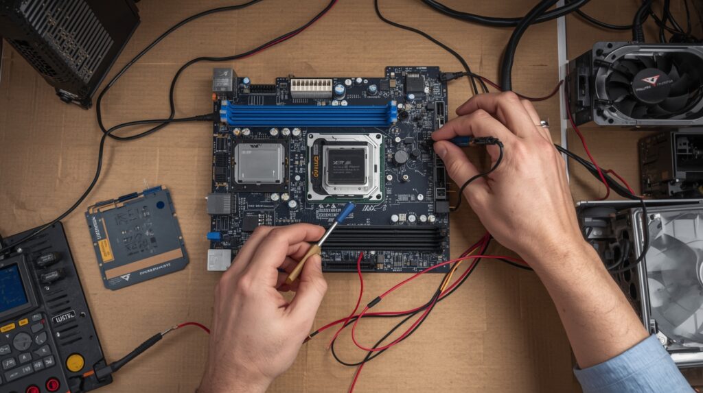 how to check if a motherboard is dead, motherboard bench testing