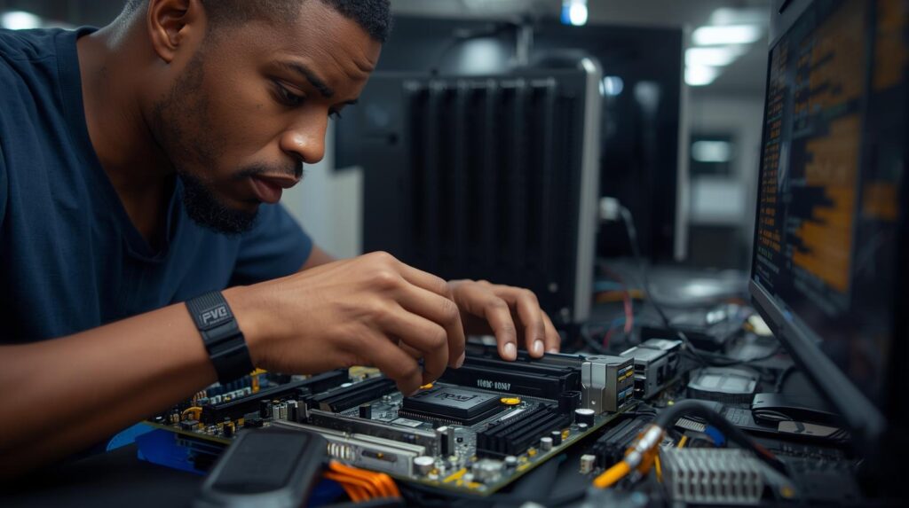 Computer motherboard failure symptoms step-by-step diagnostic process