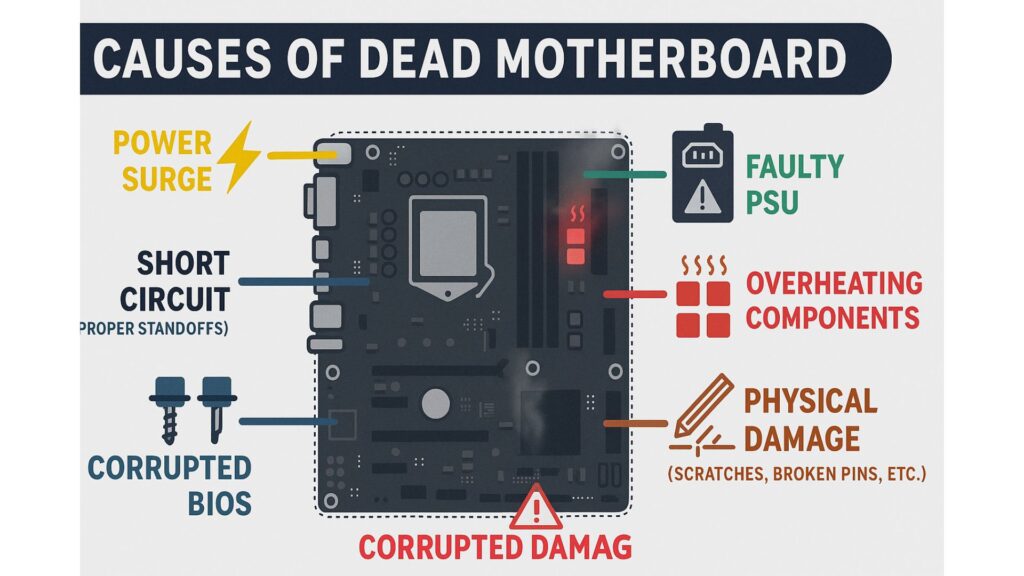 how to check if a motherboard is dead, motherboard diagnostic tools