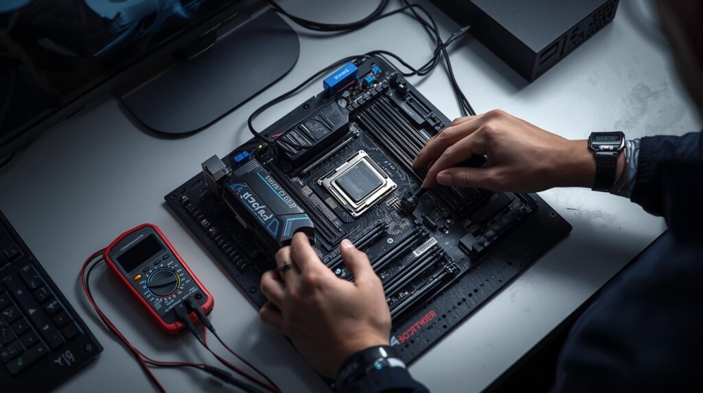 how to check if a motherboard is dead