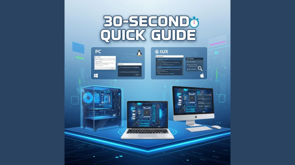 How to figure out what motherboard I have quickly